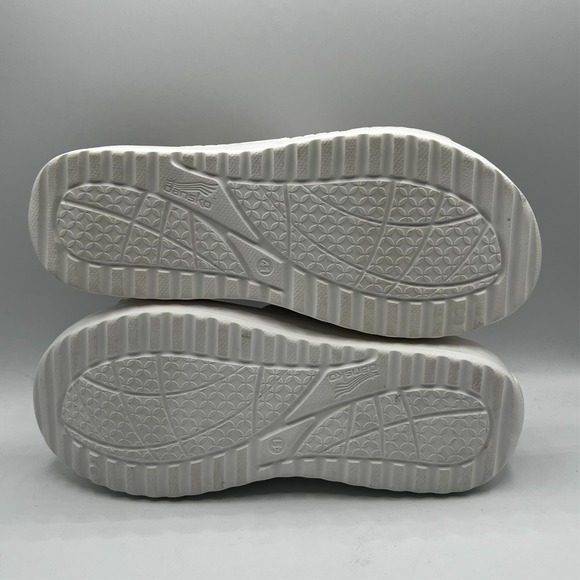 Dansko Kandi Sandals Womens EU 41 US 10.5 Pink Iridescent White Wedge Slides - Picture 15 of 16